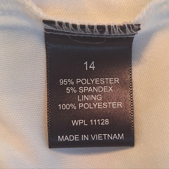 RMLL pleated fit n flare floral lace dress sz 14 *X - Picture 9 of 9